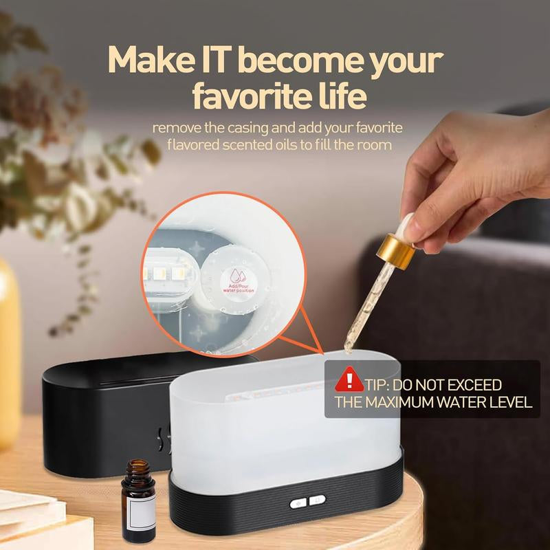 Aromatherapy Essential Oil Diffuser, 3-In-1 Himalayan Salt Lamp Diffuser with 7 Color Lights, 200Ml Ultrasonic Cool Mist Humidifier for Home Bedroom Yoga, Himalayan Pink Salt Therapy