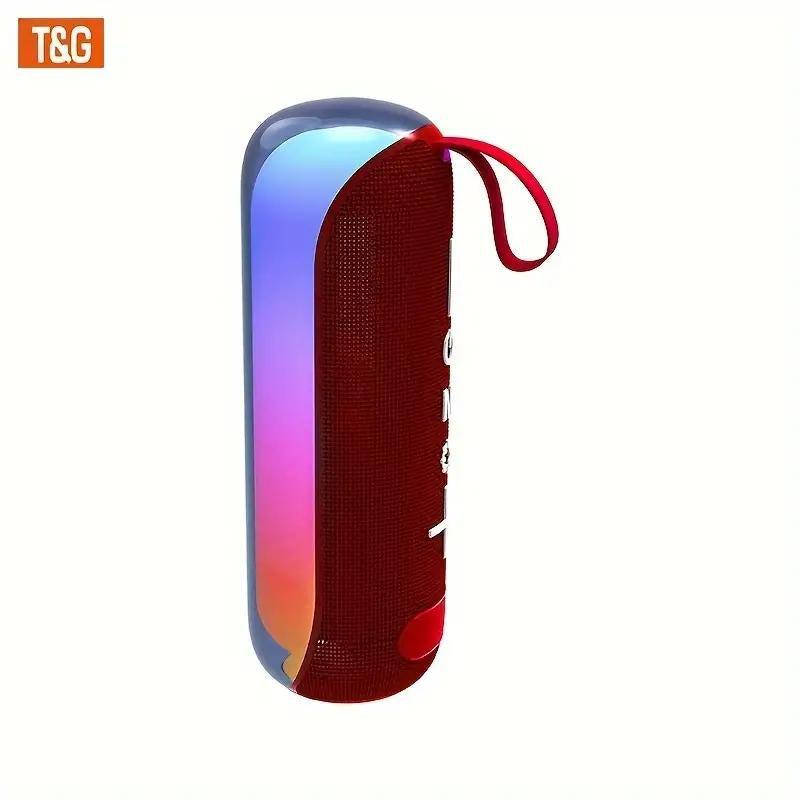 Mini Wireless Has Colorful Lights, Outdoor 3D Bass, Has TWS Function and Belongs to T&G Portable Audio.Bt5 ,Thanksgiving Gift, Christmas and New Year Gift. Set. Smartphone