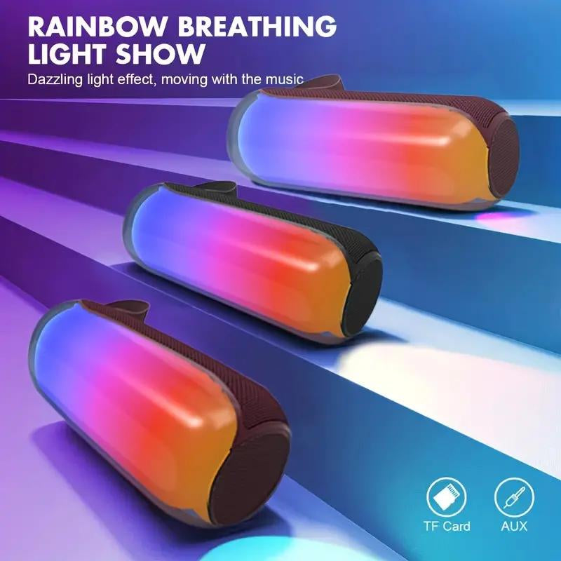 Mini Wireless Has Colorful Lights, Outdoor 3D Bass, Has TWS Function and Belongs to T&G Portable Audio.Bt5 ,Thanksgiving Gift, Christmas and New Year Gift. Set. Smartphone