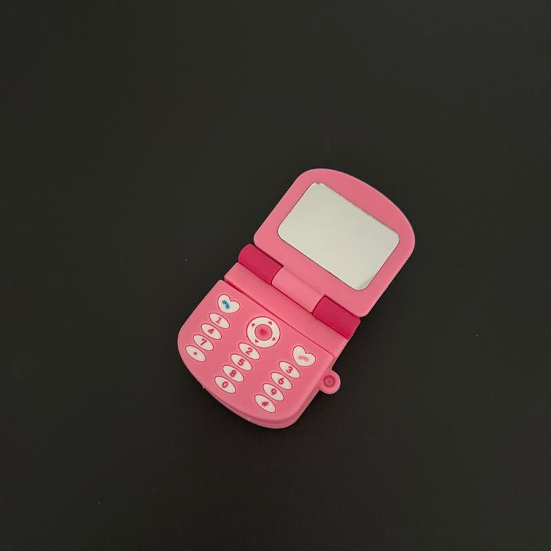 Pink Cat Airpods Case with Mirror - Lightweight Design for Cat Use Headset Headphones Cute Headphonesbluetooth Flip Audio Device